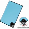 thumbnail image 7 of Hard PU Case for Xiaomi Pad 7/7 Pro 11.2", Magnetic Stand, Auto Sleep/Wake，sky blue, 7 of 7