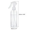 thumbnail image 2 of Uxcell 300ml Spray Bottles Refillable Mist Sprayer Plastic Clear 4 Pack, 2 of 4