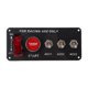 thumbnail image 5 of Ignition Toggle Switch Panel, Sensitive High Efficiency Engine Start Push Button Panel Aluminum Alloy Plug And Play Carbon Fiber Style For Car Modification ANGGREK No, 5 of 8