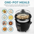 thumbnail image 2 of Hervidor de arroz y cereales Aroma Housewares ARC-363NGB 1,5 L, 2 of 7