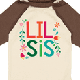thumbnail image 4 of Inktastic Lil Sis Girls Sister Announcement Gift Girls Long Sleeve Baby Bodysuit, 4 of 5