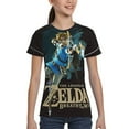 thumbnail image 2 of The Legend Of Zelda Kids T-Shirt 3d Printed Graphic T-Shirts Boys And Girls Short Sleeve Shirts For Youth Kids X-Small, 2 of 6