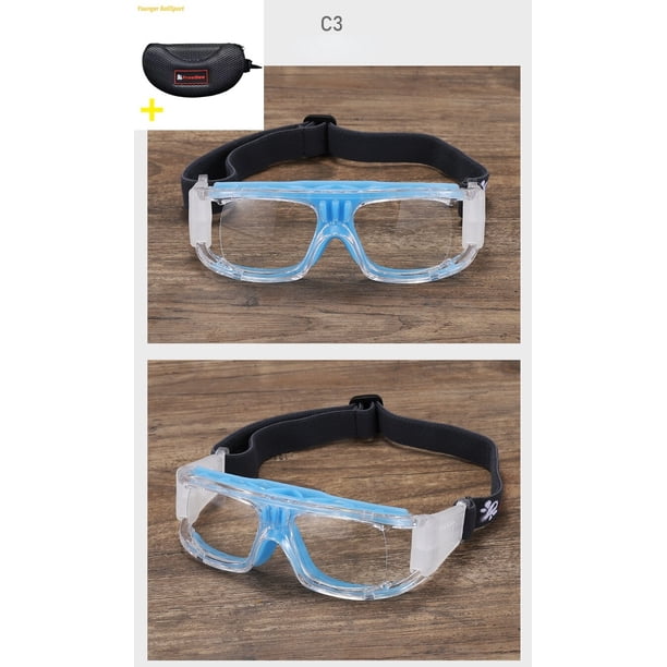 Gafas de baloncesto para miopía, gafas deportivas, gafas de fútbol, gafas anticolisión, gafas extraíbles sin marco de Pilar, gafas de ciclismo qiuyongming unisex