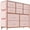 Pink, variant on NEILA 10-Drawer Dresser for 42" TV Stand - Sturdy Wooden Storage Unit for Bedroom, Living Room, Closet, and Entryway with Metal Frame