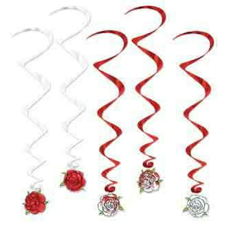 Alice In Wonderland Rose Whirls [Contains 3 Manufacturer Retail Unit(s) Per Walmart Combined Package Sales Unit] - SKU# 52121, THEME: Alice in Wonderland By Beistle