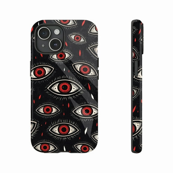 Eye-Catching Gothic Eye Design Phone Case for Teens & Young Adults – Durable Stylish Protection, Compatible with iPhone 11/12/13/14/15/16 (Pro Max/Plus)