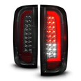 thumbnail image 1 of Convient 2015-2021 GMC Canyon ANZO USA Assemblage de Feu Arrière - Lentille à Fumée LED 311435; Boîtier Noir; Rouge/blanc; Ensemble de 2; avec Barre Lumineuse en C, 1 of 5