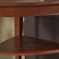 thumbnail image 4 of Leick Furniture Shield Tier Wood Corner Table in Bronze, 4 of 7