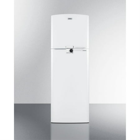 8.8 cu.ft. frost-free refrigerator-freezer in white with combination lock