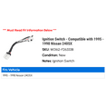 thumbnail image 2 of Ignition Switch - Compatible with 1995 - 1998 Nissan 240SX 1996 1997, 2 of 2