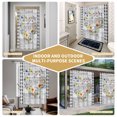 thumbnail image 5 of Heart Floral Wreath Shower Curtain - Water Repellent Fabric Shower Curtains Washable, Country Vintage Flowers Wooden Plaid Decorative Polyester Cloth Bathroom Curtains Modern Bath Decor 36"x72", 5 of 8