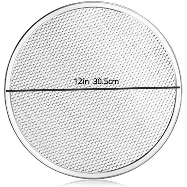 1pc, Restaurant-Grade Aluminum Pizza Baking Screen, Perfect For Pizzerias & Restaurants, Evenly Bakes Pizza & Shortens Bake Time! Seamless Aluminum Pizza Screen, Baking Tools, Kitchen Gadgets, Kitchen