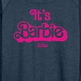 thumbnail image 3 of Barbie The Movie - It's Barbie Pink - Women's Lightweight French Terry Long Sleeve Shirt, 3 of 5