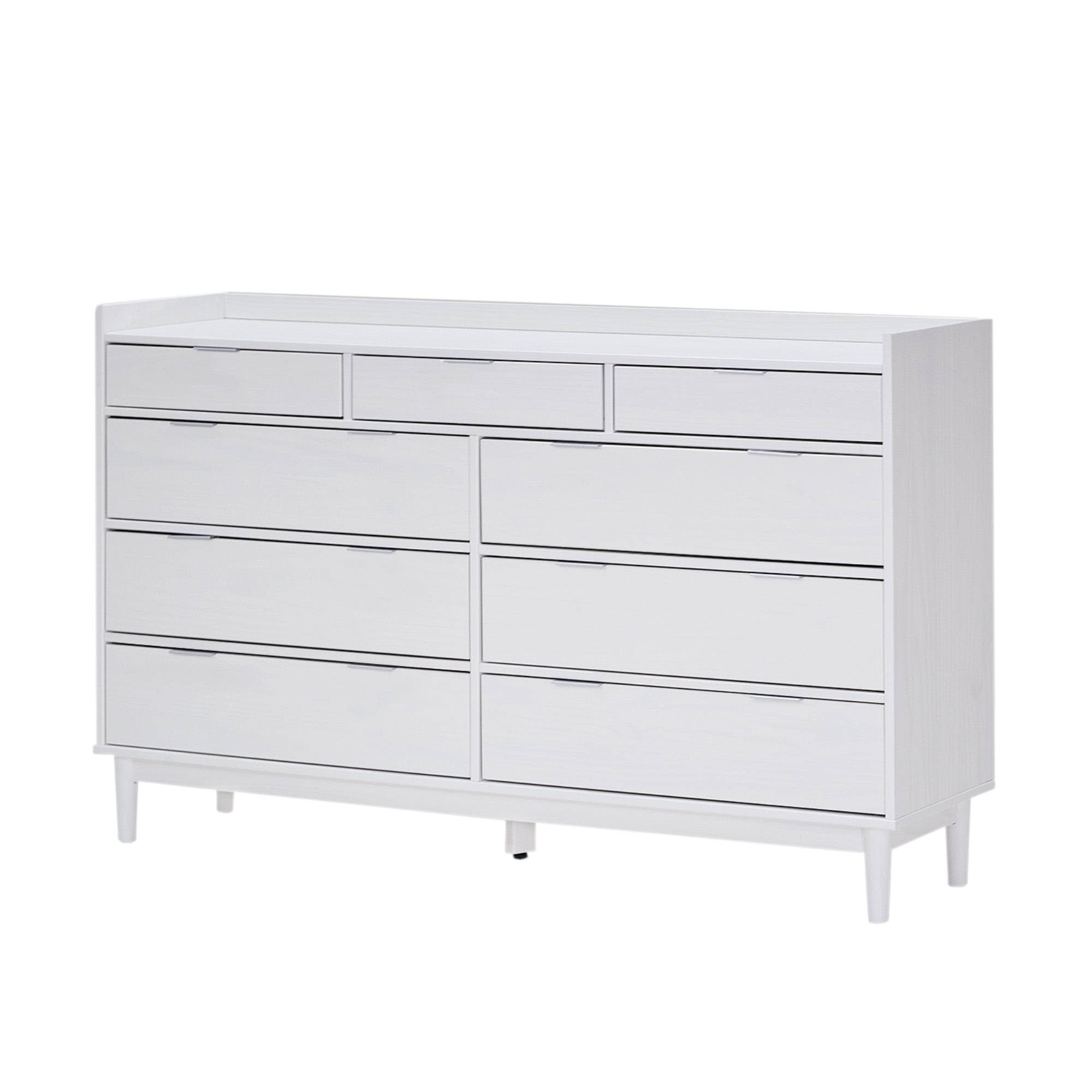 Solid white 2+3+4 drawer bedroom solid chunky furniture chest of drawers unit 