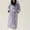 Purple, variant on JINGWANGYHBD Women's Fleece Hooded Robe Warm Plush Long Bathrobe Lightweight Spa Robes Soft Sleepwear Loungewear with Pockets
