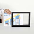 thumbnail image 6 of M&T Displays Double Sided Counter Slide In Advertisement Frame 8.5x11 Inch Black 1" Aluminum Profile Landscape Tabletop Picture Poster Document Certificate Sign Holder Metal Base, 6 of 8