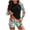 Black, variant on Qingpeng Womens Two Piece UV UPF 50+ Swim Shirt Bathing Suit Long Sleeve Rash Guard Swimsuits with Boyshort Bottoms