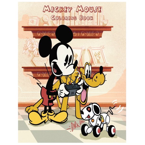 Mickey Mouse Coloring Book : An Activity and Learning Book for Toddlers through Fun and Excitement. (Paperback)