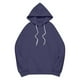thumbnail image 5 of Sudadera con capucha de lino,Sudadera informal con capucha para mujer, color liso, cuello redondo, manga larga, corte holgado, mezcla de poliéster, ropa de calle cómoda para uso diario, sopatenor, 5 of 9