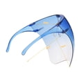 thumbnail image 2 of Careta Irfora Pantalla facial con gafas Ver a través de transparente Pantalla facial transparente Plástico antiniebla Revestimiento facial completo Cubierta completa reutilizable Visera protectora Irfora Careta, 2 of 7