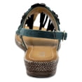 thumbnail image 5 of Ollio Women's Shoes Fringe Floral T-Strap Zori Flat Sandals BN07, 5 of 6