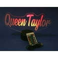 thumbnail image 4 of Name Night Light Up Lamp Custom Any Name Shape LED Personalized Made to Order Custom Name Desk Table Lamp, Our Newest Feature - It's Wow, with Remote 16 Colors Changing, Free Engraving, Great Gift, 4 of 10