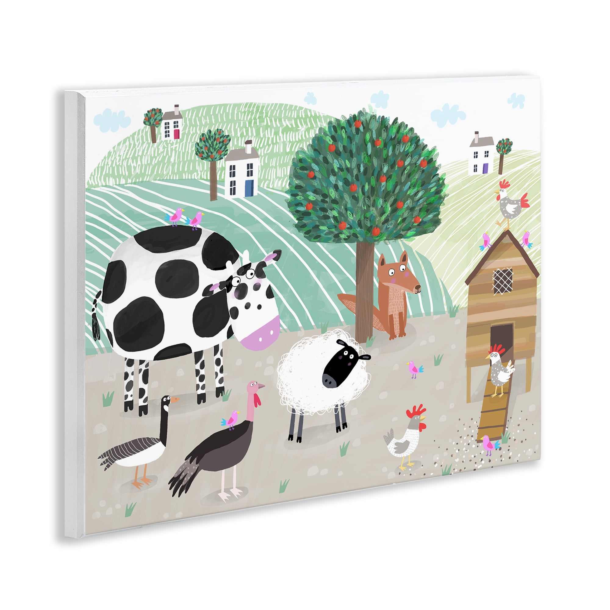 Stupell Industries Down At The Farm Wall Plaque Art, design by Carla Daly