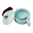 thumbnail image 2 of yuksok Ceramic Inkstone Multifunctional Storage Inks Ink Plate for Practice blue, 2 of 9