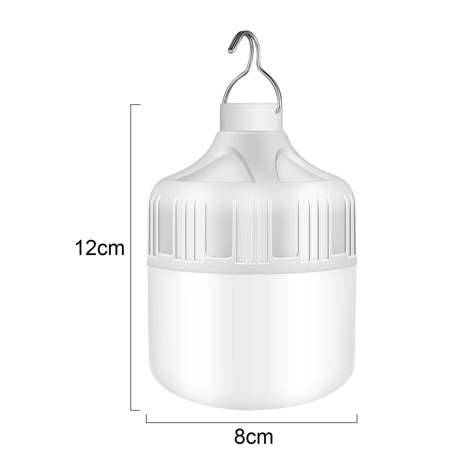 Dujiujun LED Rechargeable Light Bulb Super Bright High Lumens Energy-saving 3 Modes Flicker Free Outdoor Indoor LED Light Bulb