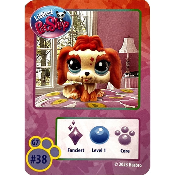 Littlest Pet Shop 2024 Generation 7 Brown Lhasa Apso Dog (Fanciest & Level 1)