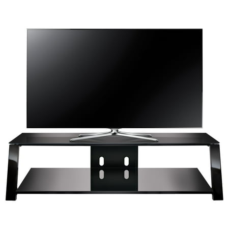 Bell'O - Triple Play 52" TV Stand for TVs up to 60", Black - Black