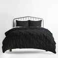 thumbnail image 6 of Noble Linen's 3 Piece Pinch Pleat Duvet Cover Set, 6 of 7