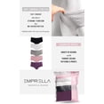 thumbnail image 2 of Emprella Womens Plus Size Hipster Panties - 5 Pack - 3X, 2 of 6