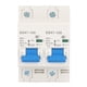 thumbnail image 1 of AC450V Mini Interlock Circuit Breaker Dual Power Manual Transfer Switch DIN Rail Mounting 1P+1P 10KA 100A, 1 of 5