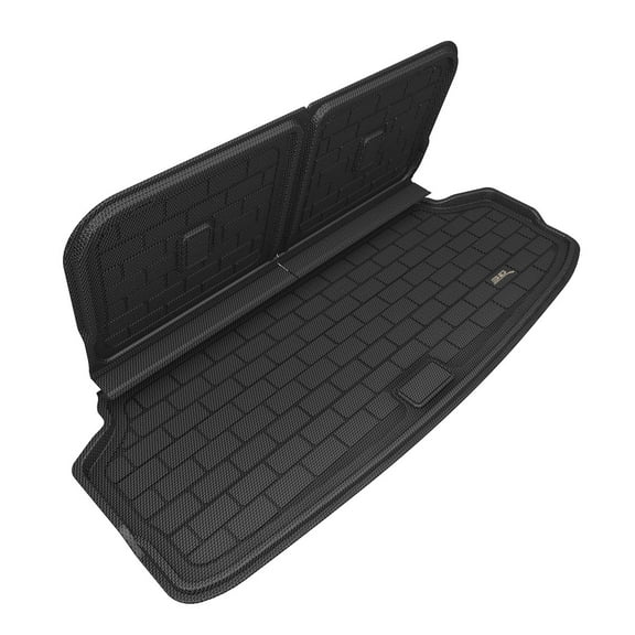 3D MAXpider Custom Fit Kagu Foldable Cargo Liner (Black) Compatible with Kia EV9 7-Seat & 8-Seat 2024 - Cargo Liner