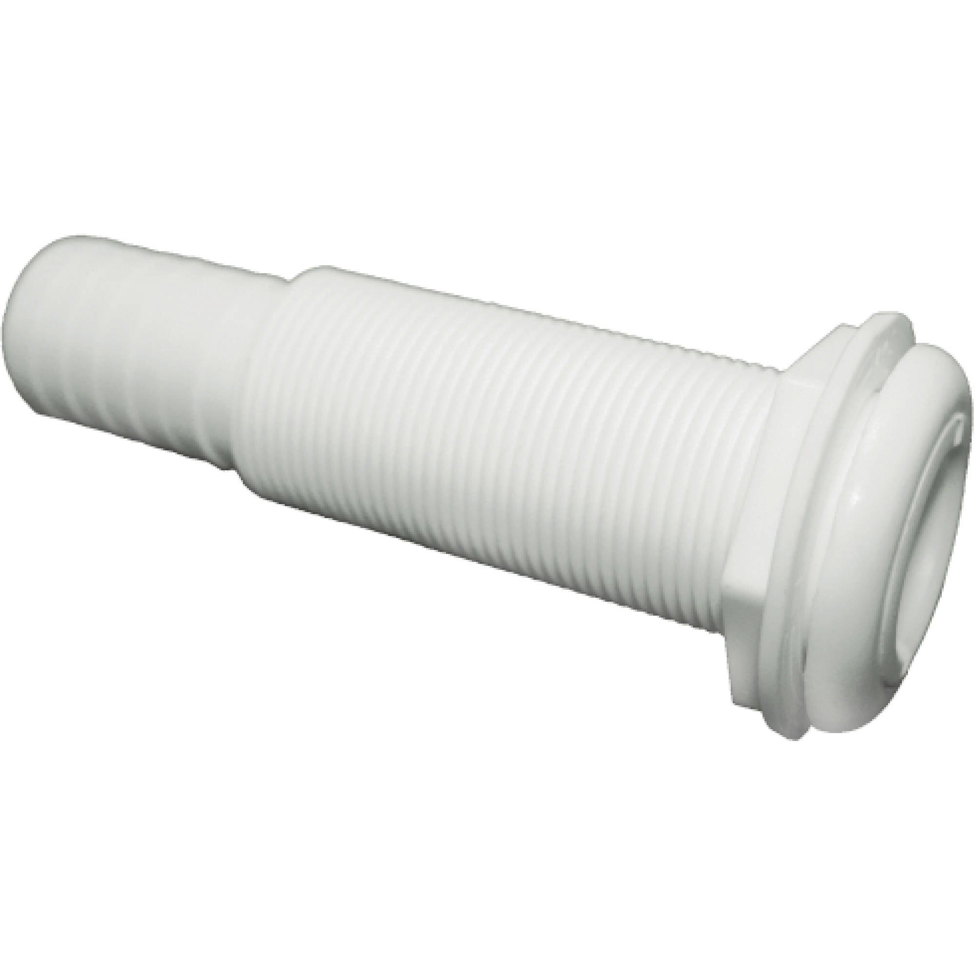 T H Marine Straight Extra Long Thru Hull Fitting For Hose White t-h-marine-straight-extra-long-thru-hull-fitting-for-hose-white