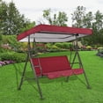 thumbnail image 2 of Replacement  Only Patio Swing  Porch Top Cover Outdoor Seat Furniture(NO Swing frame), 2 of 9