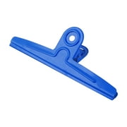 Office Metal Paper Ticket File Binder Stationary Bulldog Clip Clamps Blue