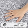 thumbnail image 2 of Juego de alfombras de baño Pauwer de 3 piezas, antideslizantes y absorbentes, color gris claro, 2 of 7