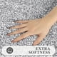 thumbnail image 2 of Juego de alfombras de baño Pauwer de 3 piezas, antideslizantes y absorbentes, color gris claro, 2 of 7
