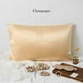 thumbnail image 2 of Taie d'Oreiller de Luxe Pure Mûrier Silk 32 Momme Collection Neutres, 2 of 7