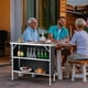 thumbnail image 2 of Costway Mesa de Camping Plegable, Mesa de Picnic Portátil de Aluminio con Estantes Abiertos de 2 Niveles y Tablero Amplio, Tela Oxford y Bolsa de Transporte, Mesa Plegable Ligera para Picnic, Barbacoa, 2 of 4