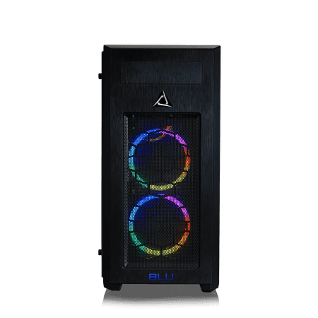 CybertronPC - BLU-Print Desktop - AMD Ryzen ThreadRipper 2990WX - 128GB Memory - 6TB Hard Drive + 960GB Solid State Drive - Black/RGB