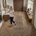thumbnail image 4 of BERTHMEER 2'x6' Runner Rugs for Hallway Entrance Bedroom Entryway Kitchen Non Slip Washable Traditional Vintage Oriental Runner Rugs, Brown, 4 of 9