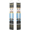 thumbnail image 2 of Gymnture christmas 1 Pair Nutcracker Door Banner Christmas Porch Banner Sign Decoration Front Door Porch Couplet, 2 of 10