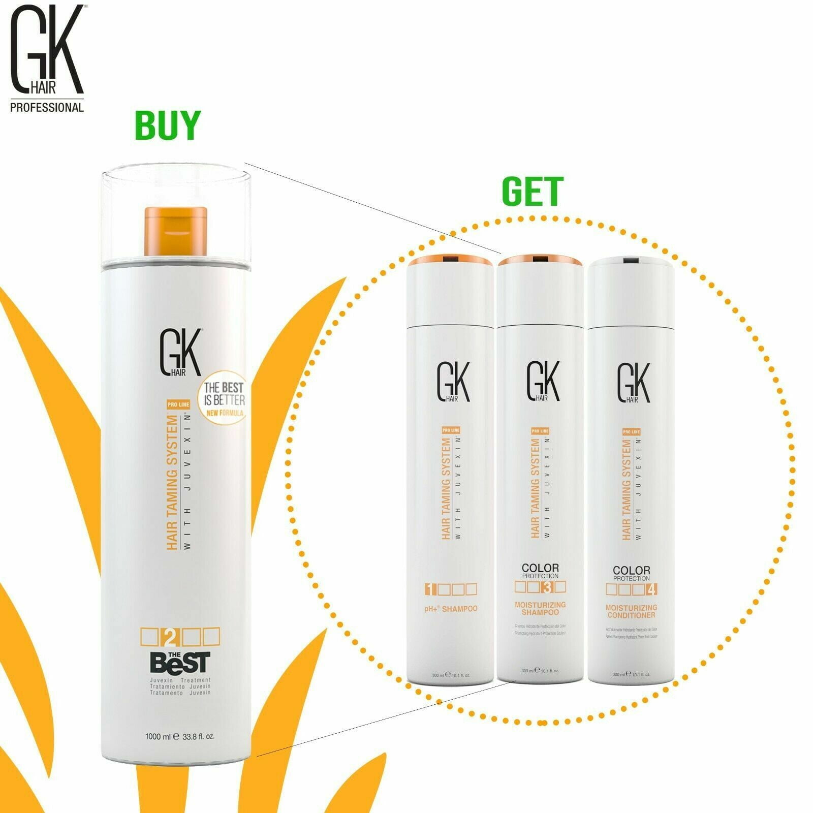GK HAIR Global Keratin The Best Fl Oz/1000ml) Smoothing