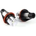 thumbnail image 4 of Accesorios para coche, 2 faros delanteros LED de 5 W con forma de ojo de ángel, color blanco, materiales ecológicos, 4 of 6