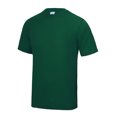 thumbnail image 1 of Just Cool - Camiseta Lisa de Entrenamiento para Hombre (Verde Botella), 1 of 2