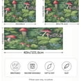 thumbnail image 2 of Coolnut Green Mushroom Flower Satin Pillowcase for Hair and Skin Silk Pillowcase, King Size(20x40 inches) - Slip Cooling Satin Pillow Covers with Envelope Closure（512） Home Decor Gifts, 2 of 7