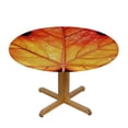 thumbnail image 3 of nygtbtfer Fall Round Tablecloth Round Fitted Table Cover with Outdoor Circle Table Cloths for Kitchen Dining Party Picnic Indoor Patio Decor 38-42, 3 of 8